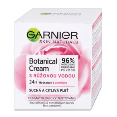 Hydratační krém s růžovou vodou pro suchou a citlivou pleť Botanical Cream Garnier - 50 ml