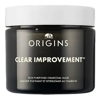 Čistící pleťová maska ​​s Clear Improvement™ (Soft Purifying Charcoal Mask) Origins - 75 ml