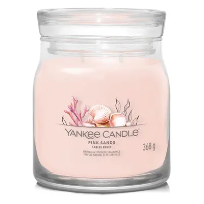 Aromatická svíčka Signature sklo střední Pink Sands Yankee Candle - 368 g