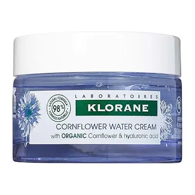 Hydratační krém na obličej s BIO chrpou (Cornflower Water Cream) Klorane - 50 ml