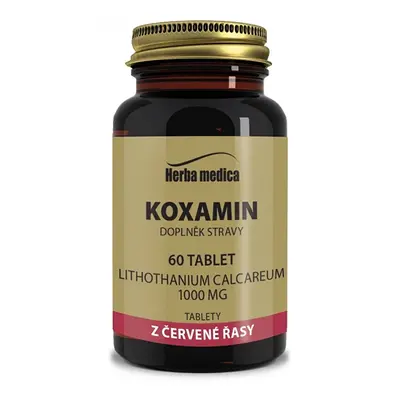 Koxamin 62g / kosti klouby, přírodní vápník HerbaMedica - 60 tablet