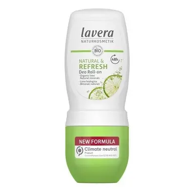 Osvěžující kuličkový deodorant s vůní limetky Refresh (Deodorant Roll-on) Lavera - 50 ml