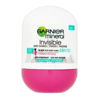 Minerální Antiperspirant Roll-on 48H Mineral Invisible Garnier - 50 ml