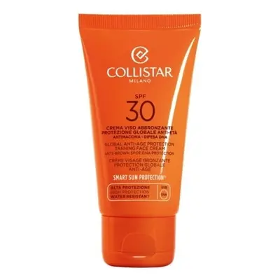 Ochranný krém na obličej pro intenzivní opálení SPF 30 (Tanning Face Cream) Collistar - 50 ml