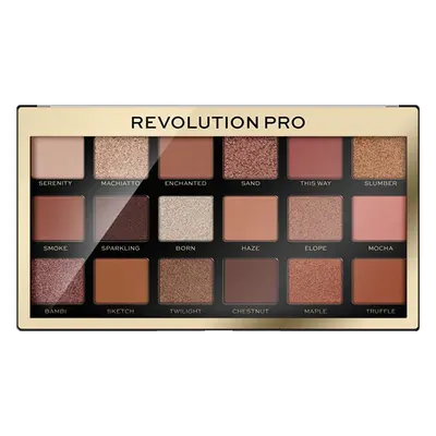 Paletka očních stínů Regeneration Nude Au Naturel (Palette) Revolution PRO - 14,4 g