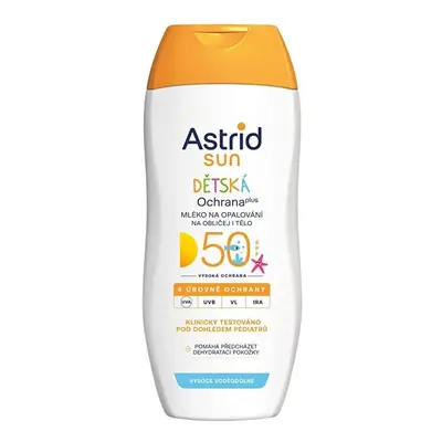 Dětské mléko na obličej a tělo na opalování SPF 50 Sun Astrid - 200 ml