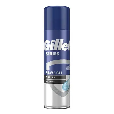 Čisticí gel na holení s dřevěným uhlím Charcoal (Cleansing Shave Gel) Gillette - 200 ml