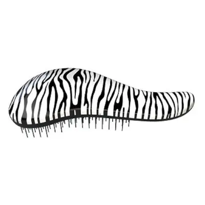 Kartáč na vlasy s rukojetí Zebra White Dtangler