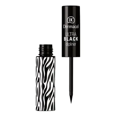 Tekuté oční linky (Ultra Black Dipliner) Dermacol / Odstín: Black - 2,8 ml