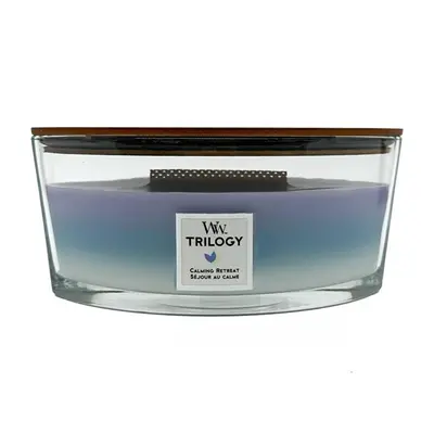 Vonná svíčka loď Trilogy Calming Retreat WoodWick - 453,6 g