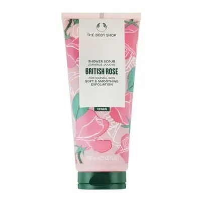 Vyhlazující sprchový peeling British Rose (Shower Scrub) The Body Shop - 200 ml