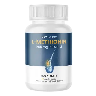 Methionin PREMIUM 500 mg MOVit Energy - 90 veganských kapslí