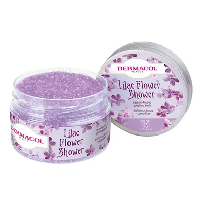 Opojný tělový peeling Šeřík Flower Care (Delicious Body Scrub Lilac) Dermacol - 200 g