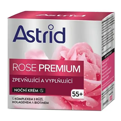 Zpevňující a vyplňující noční krém Rose Premium Astrid - 50 ml