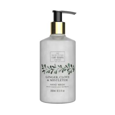 Tekuté mýdlo na ruce Zázvor, Hřebíček & Jmelí (Hand Wash) Scottish Fine Soaps - 300 ml