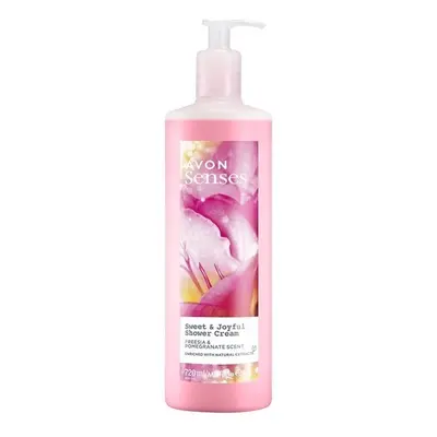 Krémový sprchový gel s vůní frézie a granátového jablka (Shower Cream) Avon - 720 ml