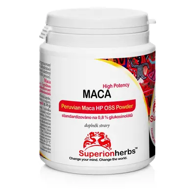 Maca (kapsle) Superionherbs - 90 ks, 45 g