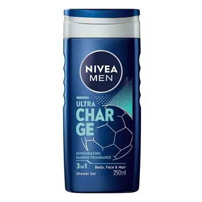 Sprchový gel pro muže Ultra Charge (Shower Gel) Nivea - 250 ml