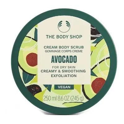 Vyhlazující tělový peeling pro suchou pokožku Avocado (Body Scrub) The Body Shop - 240 ml