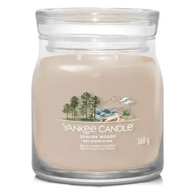 Aromatická svíčka Signature sklo střední Seaside Woods Yankee Candle - 368 g