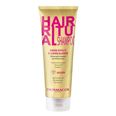 Obnovující šampon pro blond vlasy Hair Ritual (Grow Effect & Super Blonde Shampoo) Dermacol - 25