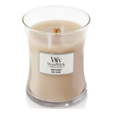 Vonná svíčka váza White Honey WoodWick - 275 g