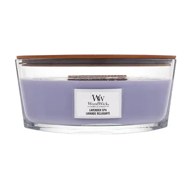 Vonná svíčka loď Lavender Spa WoodWick - 453,6 g