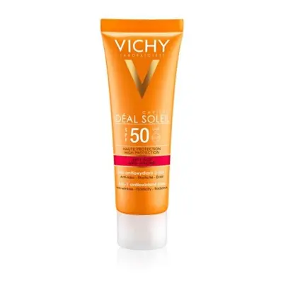 Protivráskový krém na opalování SPF 50+ Idéal Soleil Anti-Age Vichy - 50 ml