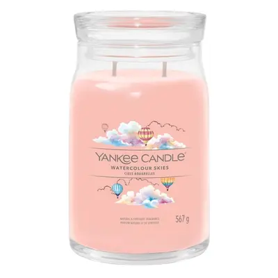 Aromatická svíčka Signature sklo velké Watercolour Skies Yankee Candle - 567 g