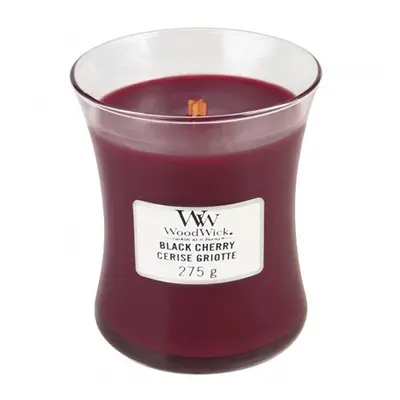 Vonná svíčka váza Black Cherry WoodWick - 275 g