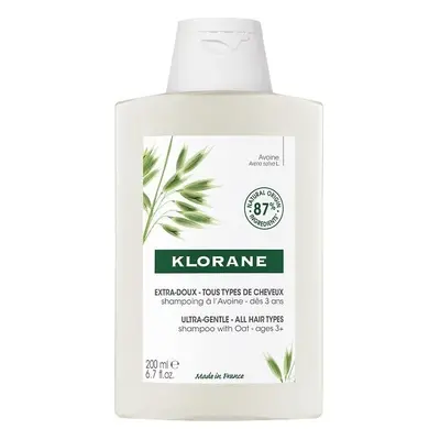 Jemný šampon pro všechny druhy vlasů Oves (Ultra Gentle Shampoo) Klorane - 200 ml