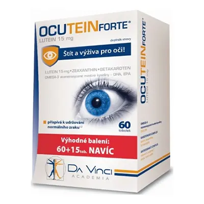 Ocutein Forte Lutein 15 mg 60 + 15 tobolek ZDARMA Simply You - 60 + 15 tobolek zdarma