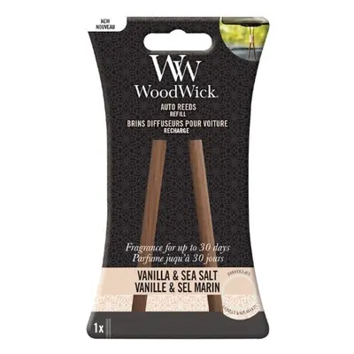 Náhradní vonné tyčinky do auta Vanilla & Sea Salt (Auto Reeds Refill) WoodWick