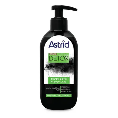 Micelární čisticí gel pro normální až mastnou pleť Detox Astrid - 200 ml