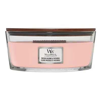 Vonná svíčka loď Pressed Blooms & Patchouli WoodWick - 453,6 g