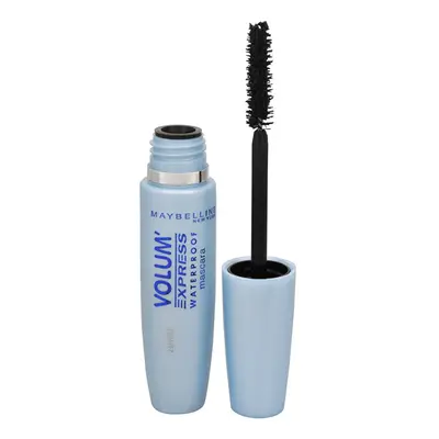 Voděodolná řasenka pro okamžitý objem Volum Express Waterproof Maybelline / Odstín: Black - 8,5 