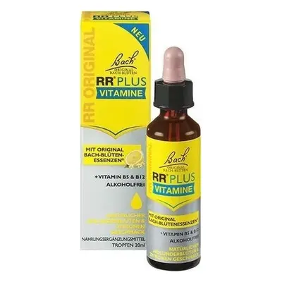 RR® Plus krizové kapky s vitamínem B5 a B12 Original Dr. Bach®️ - 20 ml