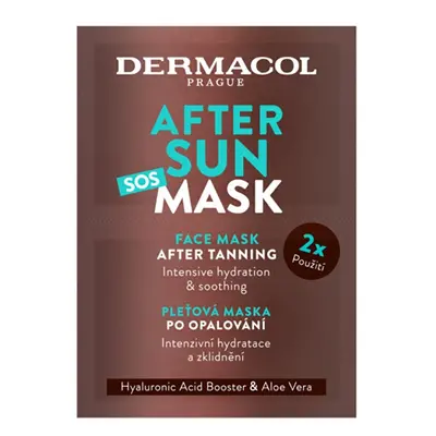 Pleťová maska po opalování After Sun (Face Mask) Dermacol - 2 x 8 ml