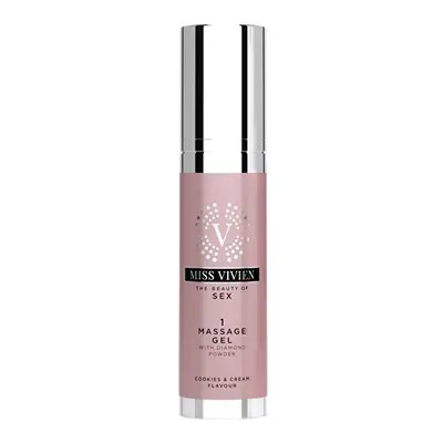 Masážní gel s diamantovým pudrem (Massage Gel) Miss Vivien - 50 ml