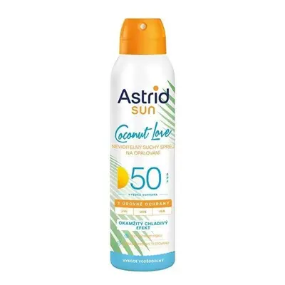 Neviditelný suchý sprej na opalování SPF 50 Sun Astrid - 150 ml