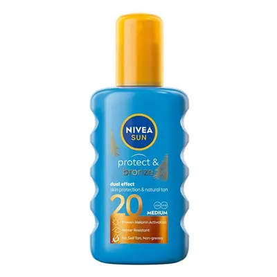 Intenzivní sprej na opalování SPF 20 Sun (Protect & Bronze Sun Spray) Nivea - 200 ml