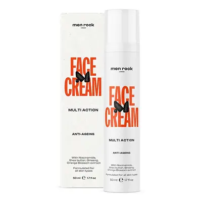 Krém pro muže proti známkám stárnutí pleti Multi Action (Face Cream Anti-Ageing) Men Rock London