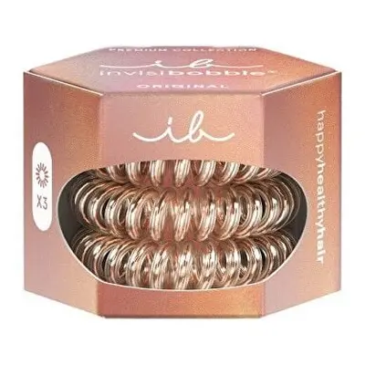 Gumička do vlasů Original Premium Bronze me Pretty Invisibobble - 3 ks