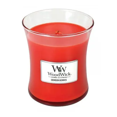 Vonná svíčka váza Crimson Berries WoodWick - 275 g