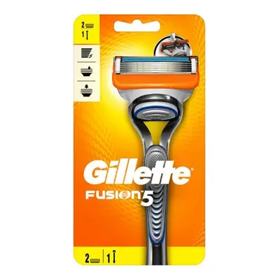 Holicí strojek Gillette Fusion + náhradní hlavice Gillette - 2 ks