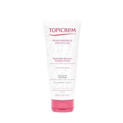 Jemný tělový peeling pro citlivou pokožku (Gentle Scrub) Topicrem - 200 ml