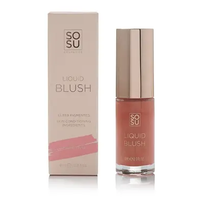 Tekutá tvářenka (Liquid Blush) SOSU Cosmetics / Odstín: Rose - 8 ml