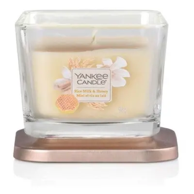 Aromatická svíčka malá hranatá Rice Milk & Honey Yankee Candle - 96 g