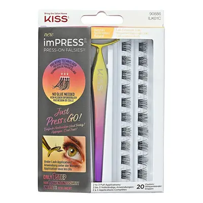 Umělé trsové řasy imPRESS Press on Falsies Kit 01 KISS