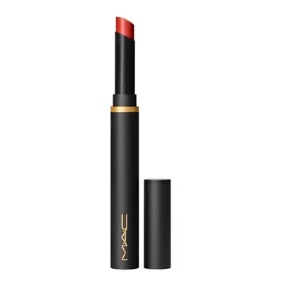 Rtěnka (Powder Kiss Velvet Blur Slim Stick) MAC Cosmetics / Odstín: 877 Devoted To Chili - 2 g